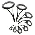 thumbnail image 1 of 75PCS 8 Size Fishing Rod Guide Tip Top Ring Circle Pole Repair Kit Set Fishing, 1 of 7