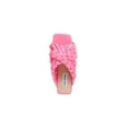 thumbnail image 6 of Steve Madden Marina Pink Slip On Mules Squared Open Toe Flat Slides Sandals (Pink, 6), 6 of 6
