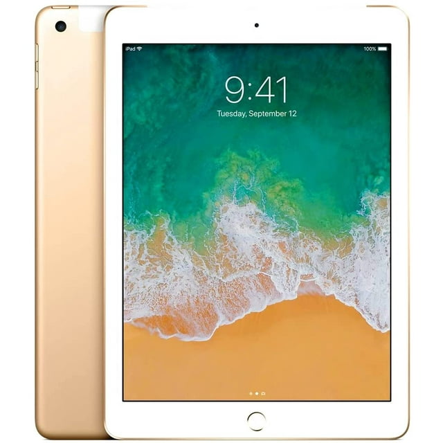Apple iPad 5 (5e Gén.) 9,7 Po 32 Go Wi-Fi + Cellulaire Remis à Neuf Certifié / comme Neuf