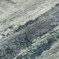 thumbnail image 2 of HomeRoots 675028 8 x 10 ft. Mint Green, Ivory & Blue Abstract Washable Machine Made Rectangle Area Rug with UV Protection, 2 of 7