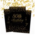 thumbnail image 2 of Darling Souvenir Black Birthday Invitation Card Printable Fill or Write In Blank Invites Party Supplies Pack Of 28 5 x 7 Inches, 2 of 5