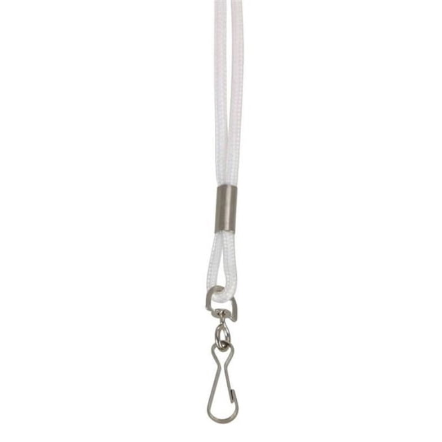 Baumgartens BAUM68901-24 Sicurix Standard Lanyard, White - 24 Each