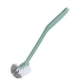thumbnail image 2 of Toilet Bowl Brush with Capability Rubber Brush and Slit, Pink - Non-Scratch Plastic Bristles, Washable Head, Ergonomic Handle, Easy Storage, Quick Assembly - Efficient Cleaning Tool Green, 2 of 6
