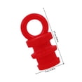 thumbnail image 2 of Milisten 4Ud Cubierta Roja Para Poste Exterior De Advertencia Con Multifuncional En Pe, 2 of 6