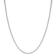 Luxury Chain Co. 2mm Italian Sterling Silver Box Chain Necklace for Women and Men, 18-Inch