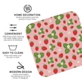 thumbnail image 3 of Kdxio Strawberries Funny Coasters,4 Pcs Leather Coasters,Housewarming Gifts,Protect Furniture from Water Marks Scratch and Damage, 3 of 8