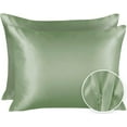 thumbnail image 7 of Blissford Satin Pillowcase with Zipper – Soft and Silky King Size Pillowcase for Hair and Skin – Reduces Facial Wrinkles - Durable Pillow Cover That Feels Soft and Cool All Night Long – Set of 2, 7 of 7