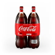 Coca-Cola Soda Soft Drink, 2 Liters, 4 Pack