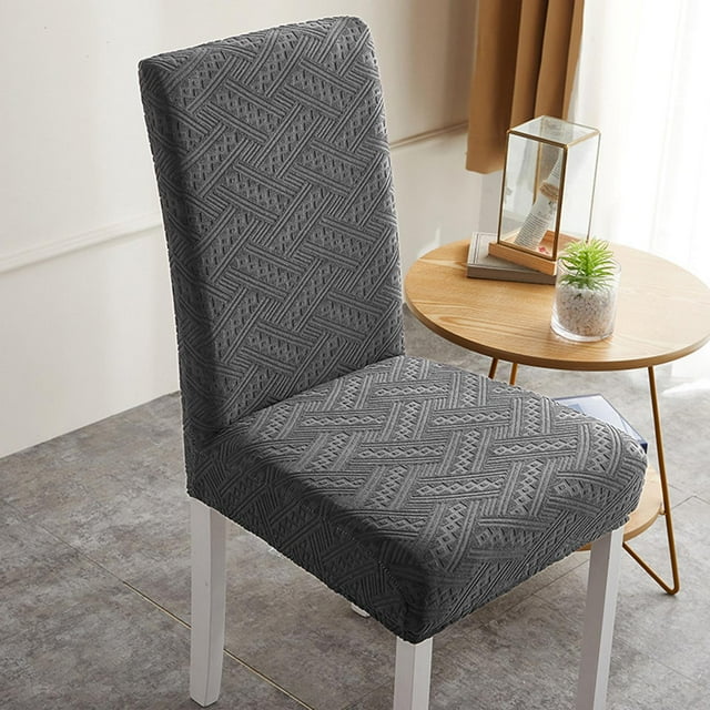 Funda para silla de comedor Yotijar Funda de asiento Gris