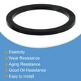 thumbnail image 4 of Unique Bargains 4' DN100 Nitrile Rubber Flat Washer Quick Connector Gasket Black, 4 of 5