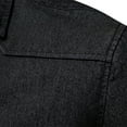 thumbnail image 3 of Mens T Shirt Washed Classic Slim Pocket Jeans Long Sleeve Shirt for Men, 3 of 5