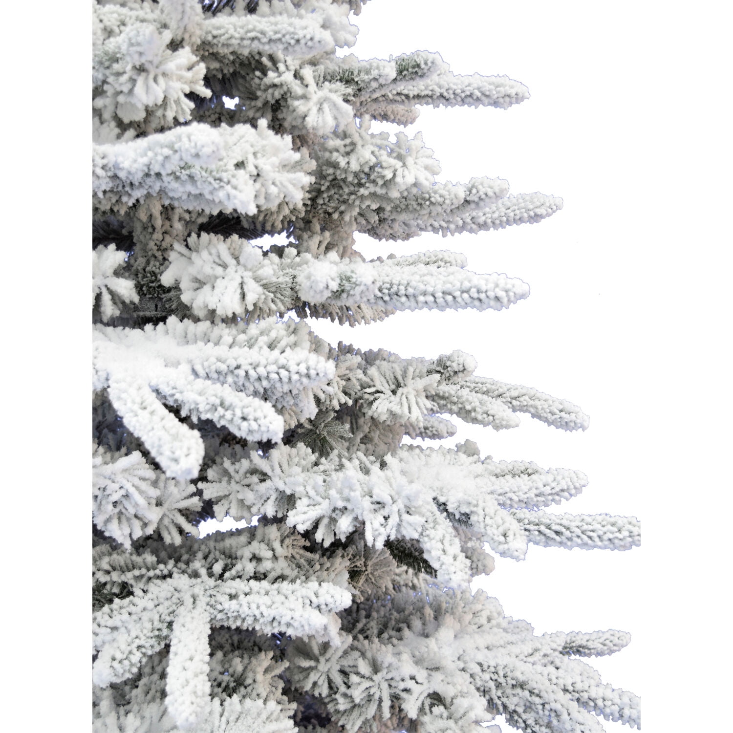 Fraser Hill Farm 6.5 ft. Pine Valley Flocked Artificial Christmas Tree, w/  Smart Multi-Color Clear LED Lights, Remote, Easy Connect FFPV065-6SN - The  Home Depot