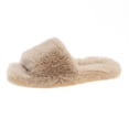thumbnail image 2 of Pantufla Zapatillas Mujer Acogedoras Punta Abierta Felpa Espuma Viscoelástica Suministros para el Hogar (35) Caqui Likrtyny Tenis De Mujer Tenis De Hombre, 2 of 8