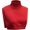 Red, variant on Neck Warmer Mock Neck Neckerchief Warm Ribbed Detachable Wrap Scarf False Collar Warm Winter Cycling Windproof