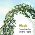 thumbnail image 5 of JP OUTDOOR 7'8" H x 4'5" W Patio Metal Garden Arch Trellis,Arbor Trellis for Climbing Plants Support or Wedding Decor，Black, 5 of 10