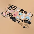 thumbnail image 4 of MasteelfCA 53pcs Wedding Party Photobooth Props Beard Lips Party Decorations Camera Cocktail Photo Booth Props, 4 of 5