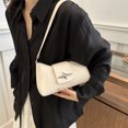 thumbnail image 2 of Nuevo bolso de verano 2025 de moda en internet, diseño exclusivo de bolso de baguette para mujer con cierre de moda, bolso de hombro y bandolera., 2 of 10