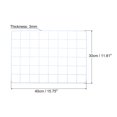 thumbnail image 2 of Uxcell 16"x12" Wire Grid Panel, 1 Pack Wall Grid Panels Board Photo Display Decor Hanging Organizer, White, 2 of 5