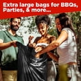thumbnail image 7 of 64-65 Gallon Trash Bags Heavy Duty, (50 Count) 50 x 48” Extra Large Trash Bags, Black - Made In USA, 7 of 7