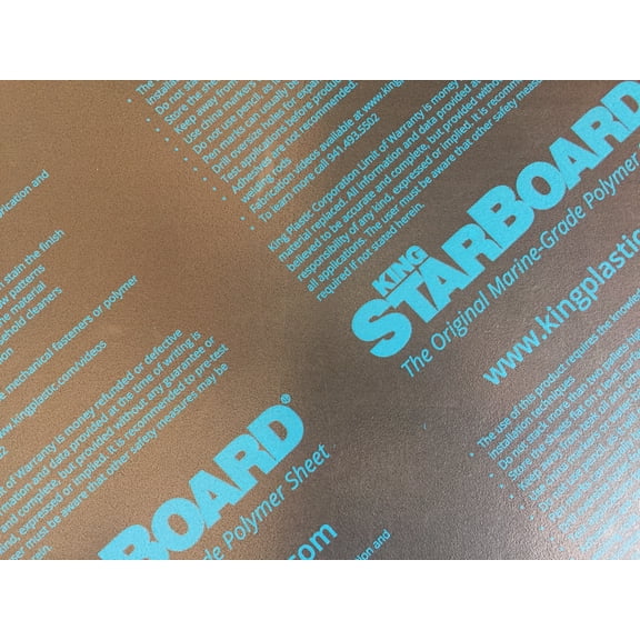 Sibe-R Plastic Supply℠ ONE- BLACK KING STARBOARD 1/4"  24" X 27" ^