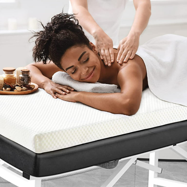 DolaDola 2 Inch Memory Foam Lash Bed Mattress Topper Massage/Spa