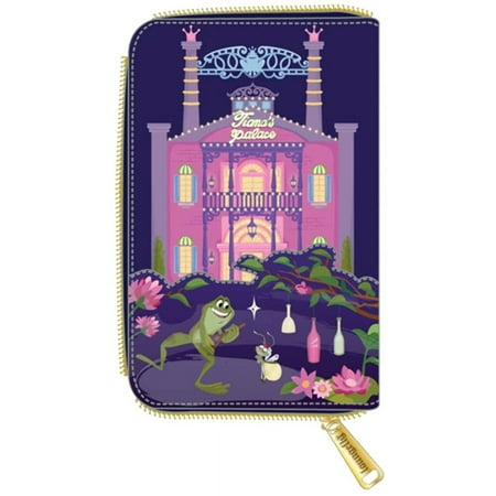 Loungefly Disney Princess and the Frog Tiana's Place Zip Around Wallet