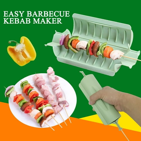 

Tangnade Kitchen Asseccories Easy Barbecue Kebab Maker Quick Meat Vegetable Kebab Maker For BBQ