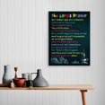 thumbnail image 4 of Bible Verses Wall Art for Kids, The Lord''s Prayer Scripture Wall Art Canvas,Christian Religious Wall Art Gifts for Kids,Ready to Hang For Kids Nursery/Classroom/Bedroom Wall Decor 12" x 15", 4 of 6