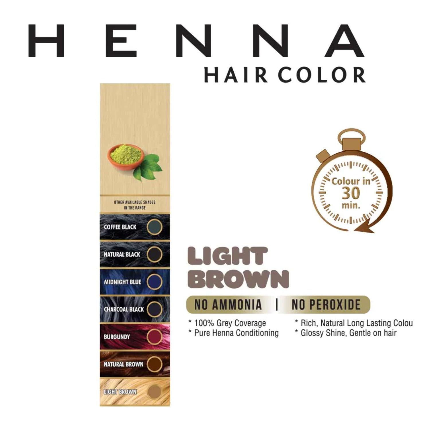 It's Pure Organics Herbal Hair Colour – Organic Henna Hair Dye | Alice  England