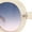 Peach - Black Pink, variant on Womens XL Exaggerated Oversized Round Retro Mod Thick Plastic Sunglasses Tortoise - Brown