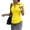 10#Yellow, variant on Women's Basic Button Down Shirts Short Sleeve Stretch Button Up Dress Shirt Slim Fit Waitress Work Shirts Navy L