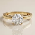 thumbnail image 5 of Rosec Jewels IGI Certified Lab Grown Diamond Solitaire Engagement Ring - 3 Carat - E-VS1 Quality - with Jewelry Box, 18K Yellow Gold, US 11.00, 5 of 7