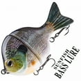 thumbnail image 3 of BESTSKY 1PCS 9CM 34.5G Glide Bait Single-jointed Plastic Swimbait Sunfish Fishing Bass Lures, 3 of 6