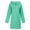 Green, variant on Sweatshirt for Women,Women's Autumn Long Sleeve Side Opening Solid Extended Pocket Hooded Drawstring Guard Dress,Plus Size Sweatshirts for Women,Size:M