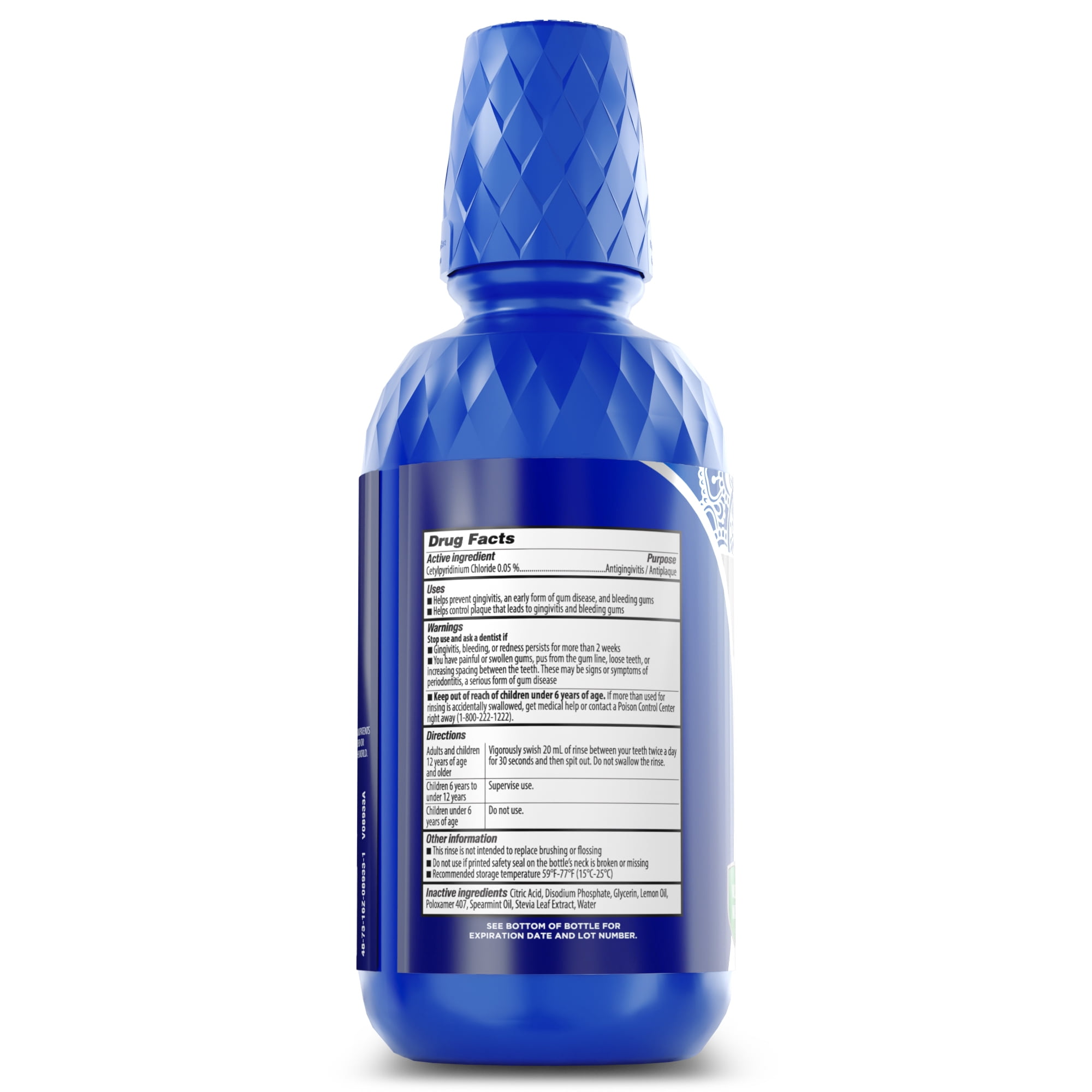 GuruNanda Healthy Gums Antigingivitis Mouthwash - Alcohol Free, Wild Mint - 16 fl oz