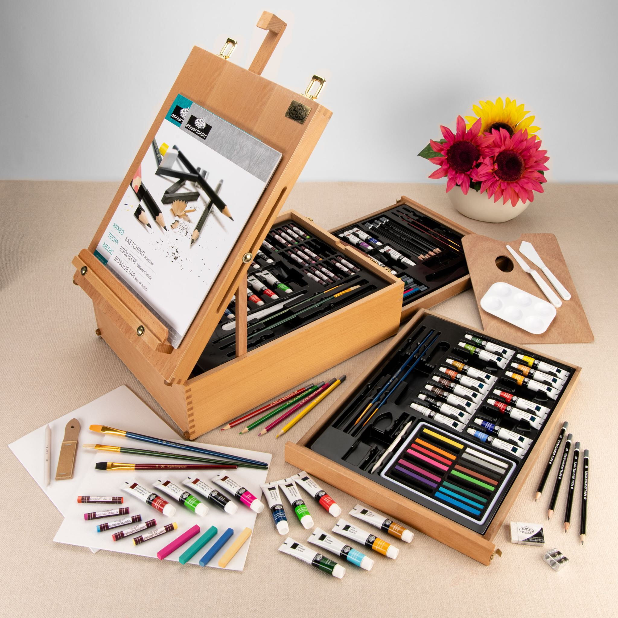 Royal & Langnickel Mixed Media Artist Easel Set - 150pc