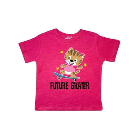

Inktastic Skateboarding Girls Future Skater Gift Toddler Toddler Girl T-Shirt