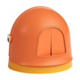 thumbnail image 1 of DOLITY Enclosed Cat Litter Box, Kitten Litter Box Covered Cat Litter Tray Cat Potty Orange, 1 of 9