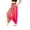 Rose, variant on Women's Boho Harem Pants Jumpsuit Baggy Gypsy Hippie Yoga Beach Bottoms Bohemian Drop Crotch Bangkok Indian Thai Genie Aladdin Halter Rose One Size