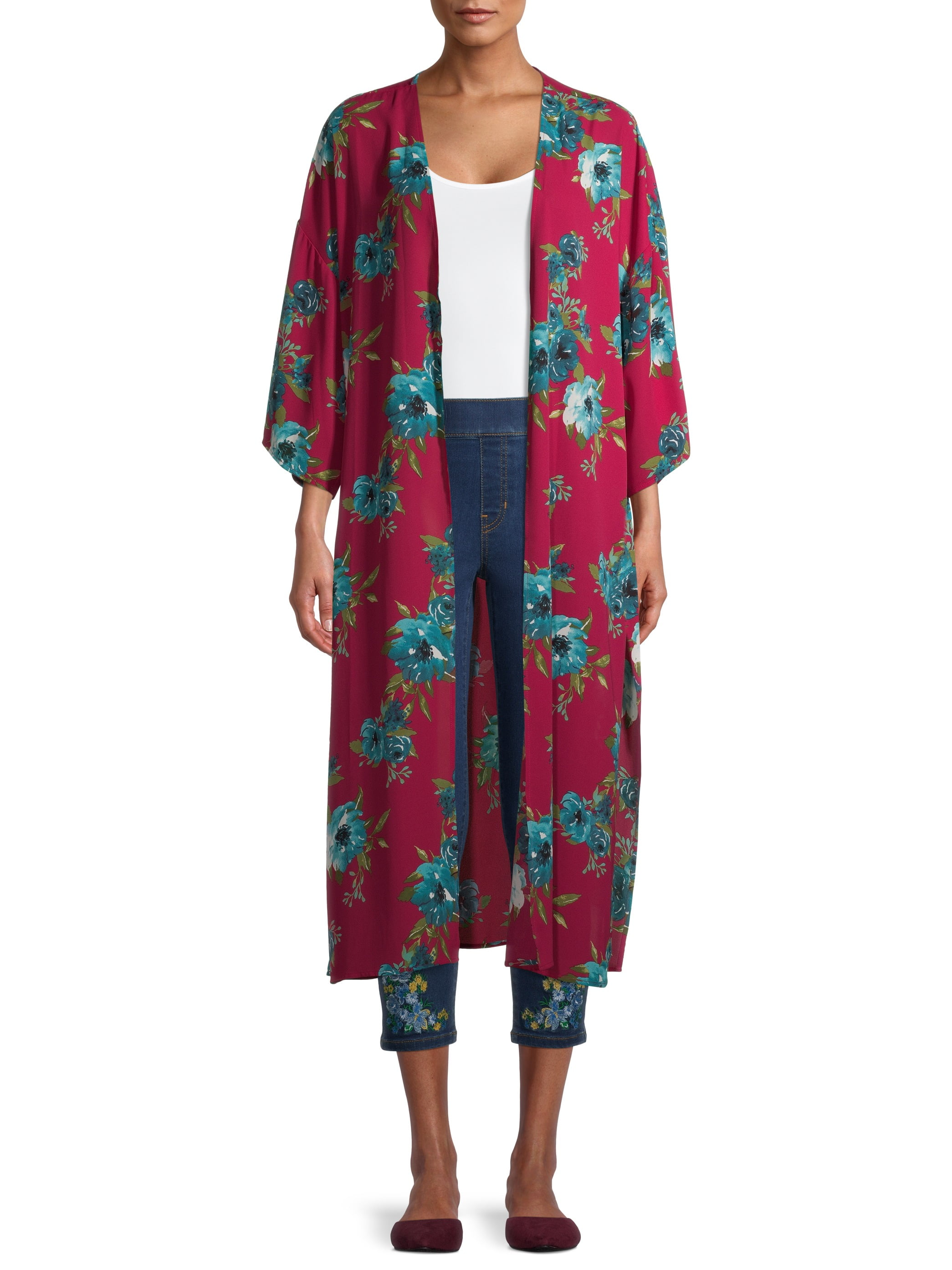 The Pioneer Woman Long Sleeve Kimono Duster