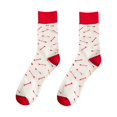 thumbnail image 2 of Chaussettes pour Femmes Mode Femmes Chaussettes en Coton à Blocs de Couleur Chaudes Chaussettes Décontractées à Losanges Colorés Chaussettes de Robe Chaussettes pour Filles en Liquidation, 2 of 5