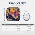 thumbnail image 3 of Fotbe Colorful Gecko Jungle Art Juego de 2 Piezas de Parasoles para Parabrisas | Bloqueador Solar para Auto | Accesorios Plegables para Protección Solar Interior-Large, 3 of 6