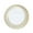 White/Gold, variant on Efavormart Set of 10 - 6" White Round Disposable Plastic Silver Twirl Rim Salad Dessert Plates for Weddings, Birthdays, Parties, Gathering, Graduation Ceremonies, Special Events