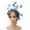 Blue, variant on Under $5 Fascinators Headband 2026 Summer Sales Women Bride Butterfly Photo Hair Hoop Hair Ornament
