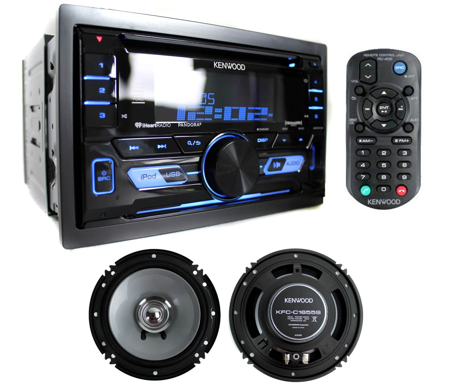 Kenwood DPX502BT Double Din Bluetooth Car CD Player