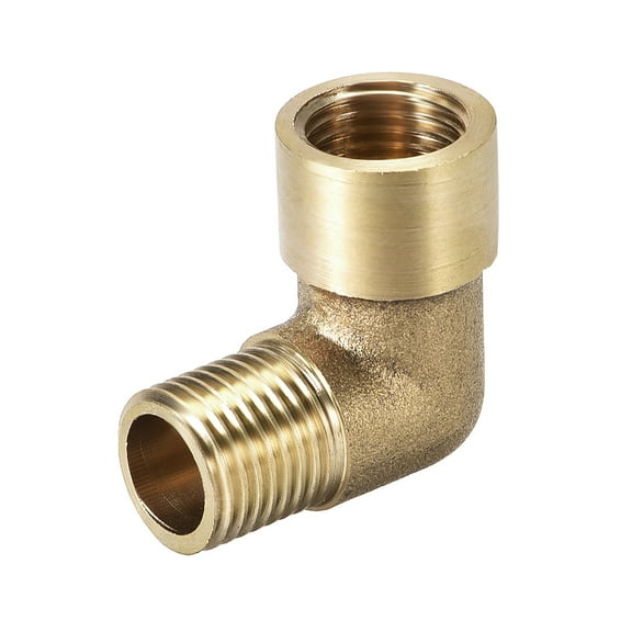 Brass Pipe Fitting,90 Degree Elbow,1/4 (BSP) Male x 1/4 (BSP) Female