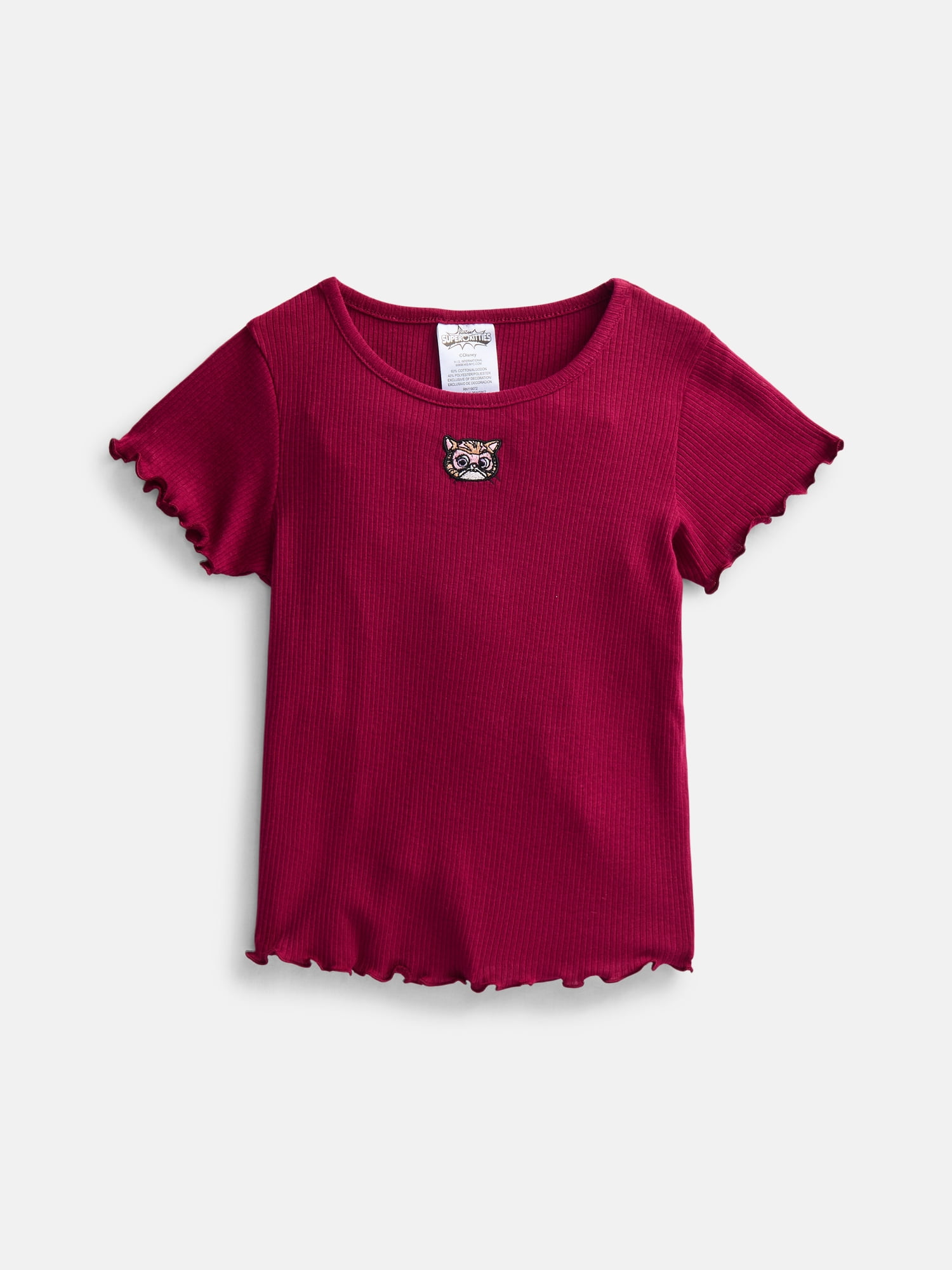 SuperKitties Toddler Girls Short Sleeve Tee and Cotton Skirtall Set, 2 Piece, Sizes 12M-5T