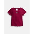 thumbnail image 3 of SuperKitties Toddler Girls Short Sleeve Tee and Cotton Skirtall Set, 2 Piece, Sizes 12M-5T, 3 of 3