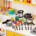 thumbnail image 4 of Kids Cooking Toy Kitchen Set Pretend Play Food With Cutting Fruit Vegetables Educational Toddler Toys, 4 of 6