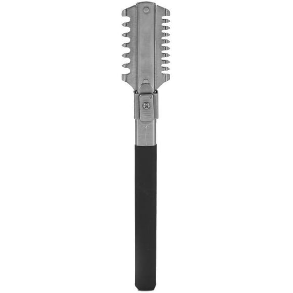 Yte Stainless Steel Men Straight Shavor Shaving Knife Thinning Cutting Razor Comb H